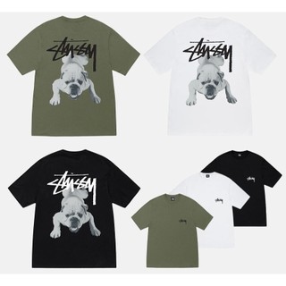 STUSSY STOCK DOG TEE 鬥牛犬 短t 短袖 黑色 白色 1905159