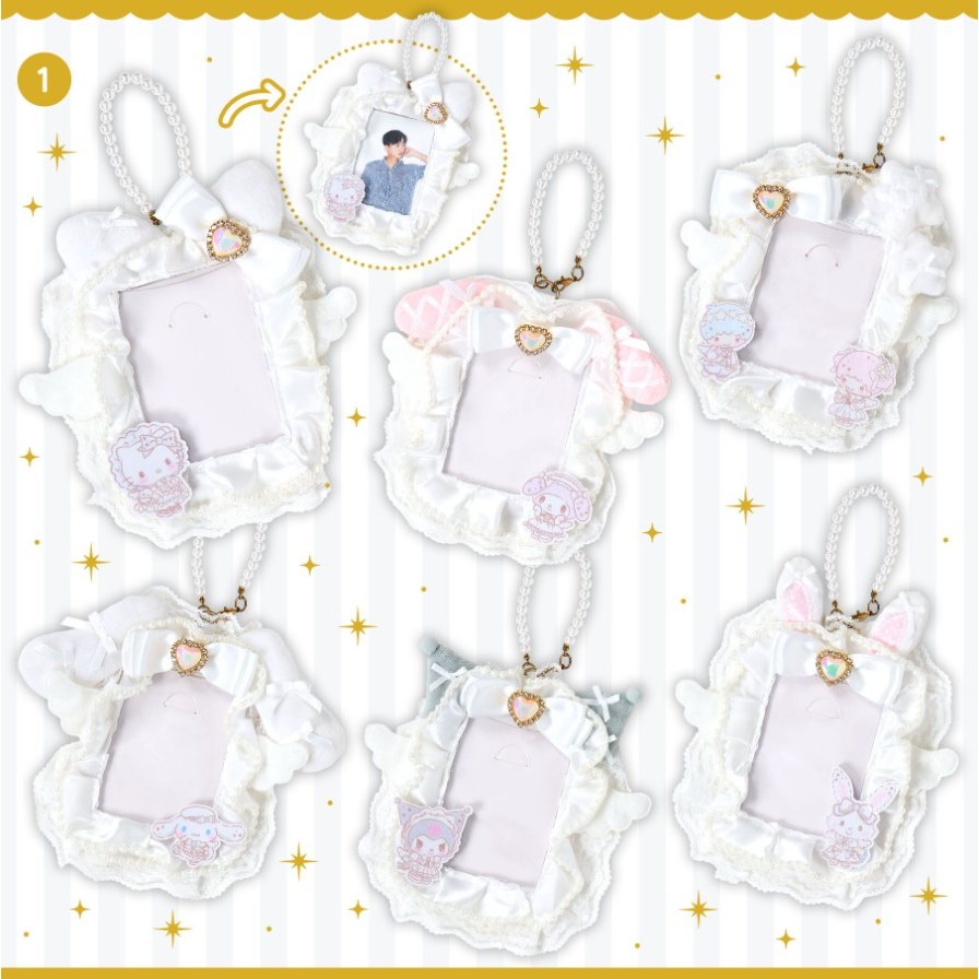 現貨秒出♡︎日本三麗鷗白天使蕾絲卡套｜應援 追星 相片套 證件套 卡套 情侶照 偶像照 追星必備 禮物 KT 三麗鷗