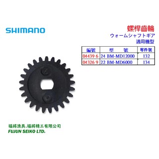 【福將漁具】Shimano電動捲線器 BM-MD12000 / 6000 螺桿齒輪