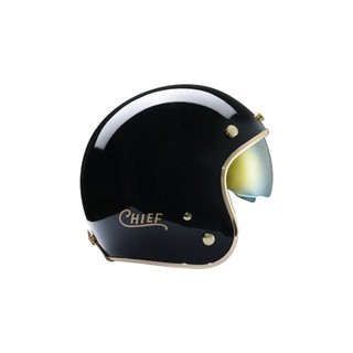 任我行騎士部品 Chief Helmet DEMETER 黑色 3/4 半罩 復古帽