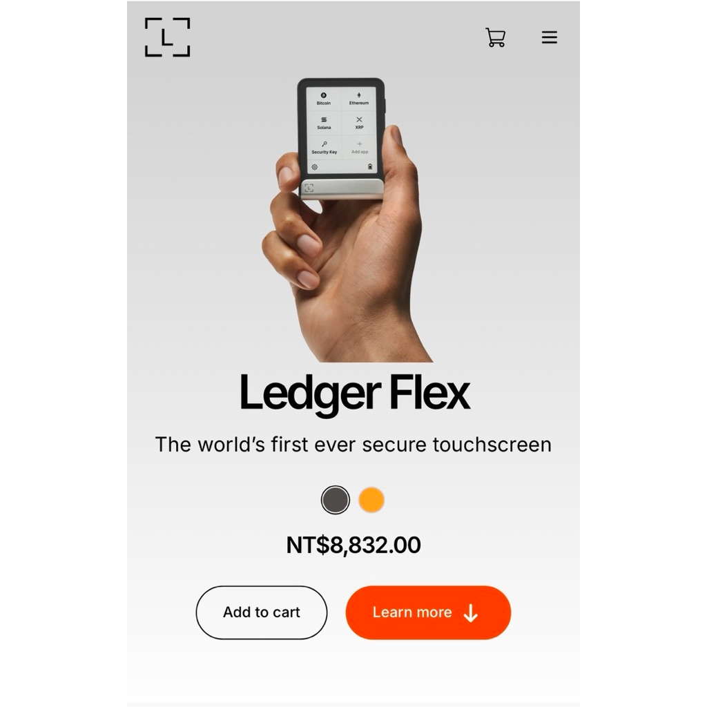 ledger Flex的價格推薦- 2026年1月| 比價比個夠BigGo