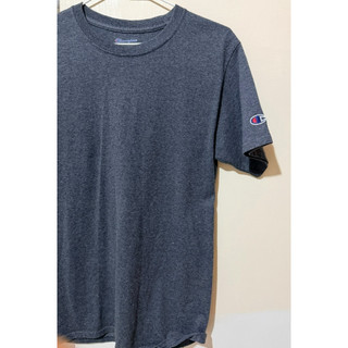 二手衣清倉✨ Champion 深灰Logo Tee 短袖圓領T恤