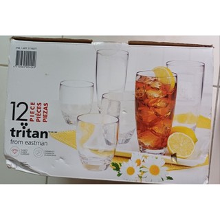 Eastman Tritan水杯12件組 tritan drinkware set 透明水杯 tritan飲料杯