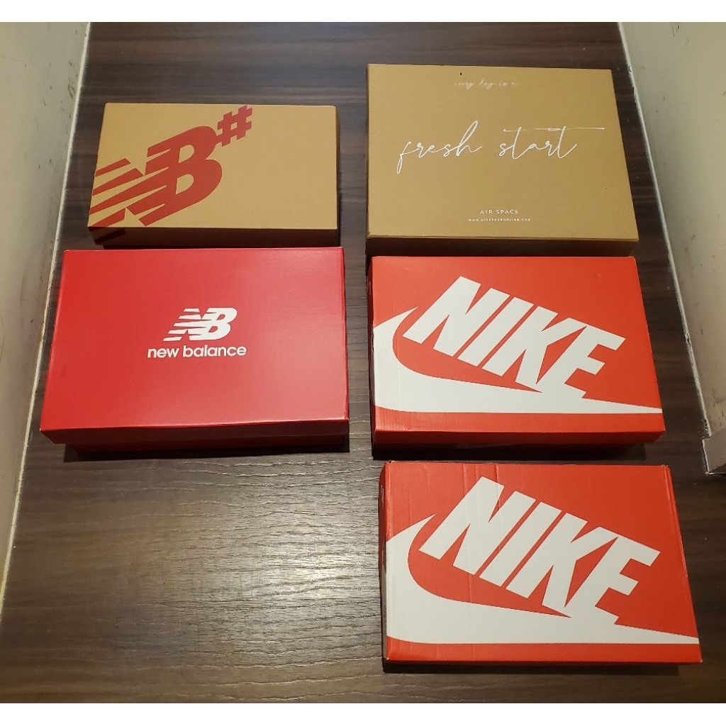 2F 鞋盒 空鞋盒NIKE  HOKA NB AIR SPACE 品牌盒 📦單售 運動鞋原廠紙盒 收納 包裝搬家