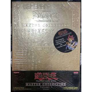 (流天遊戲王) 台灣獨家 絕版 MC01 MC1 Master Collection Vol.1 金色卡冊卡本 (全新)