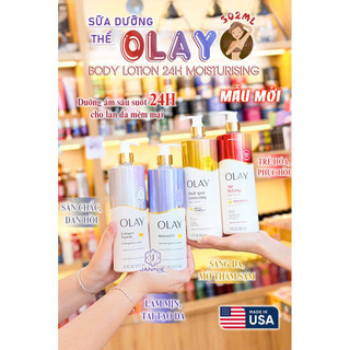 DƯỠNG THỂ BODY TRẮNG DA OLAY MỸ MÀU VÀNG