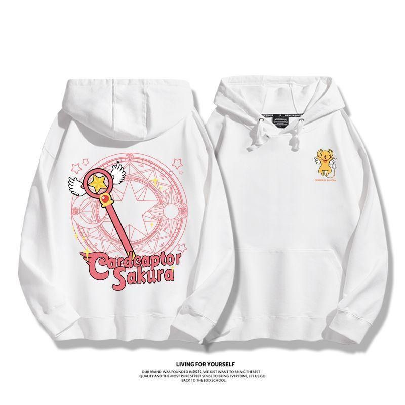 【🔥隔日到店+獨家花色🔥】百變小櫻魔術卡衛衣男動漫週邊魔法陣二次元上衣服秋冬連帽外套潮