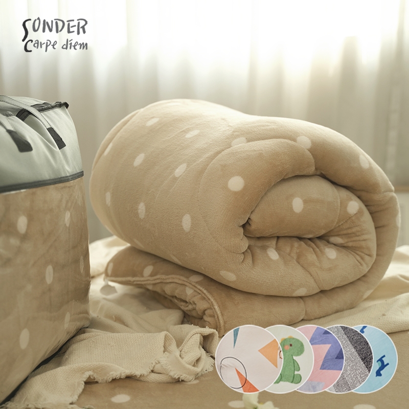 【暖柔法蘭絨-暖暖厚冬被(台灣製)】150x200cm｜贈收納袋 (多款任選)｜野餐 露營 法萊絨｜SC生活美學寢具坊