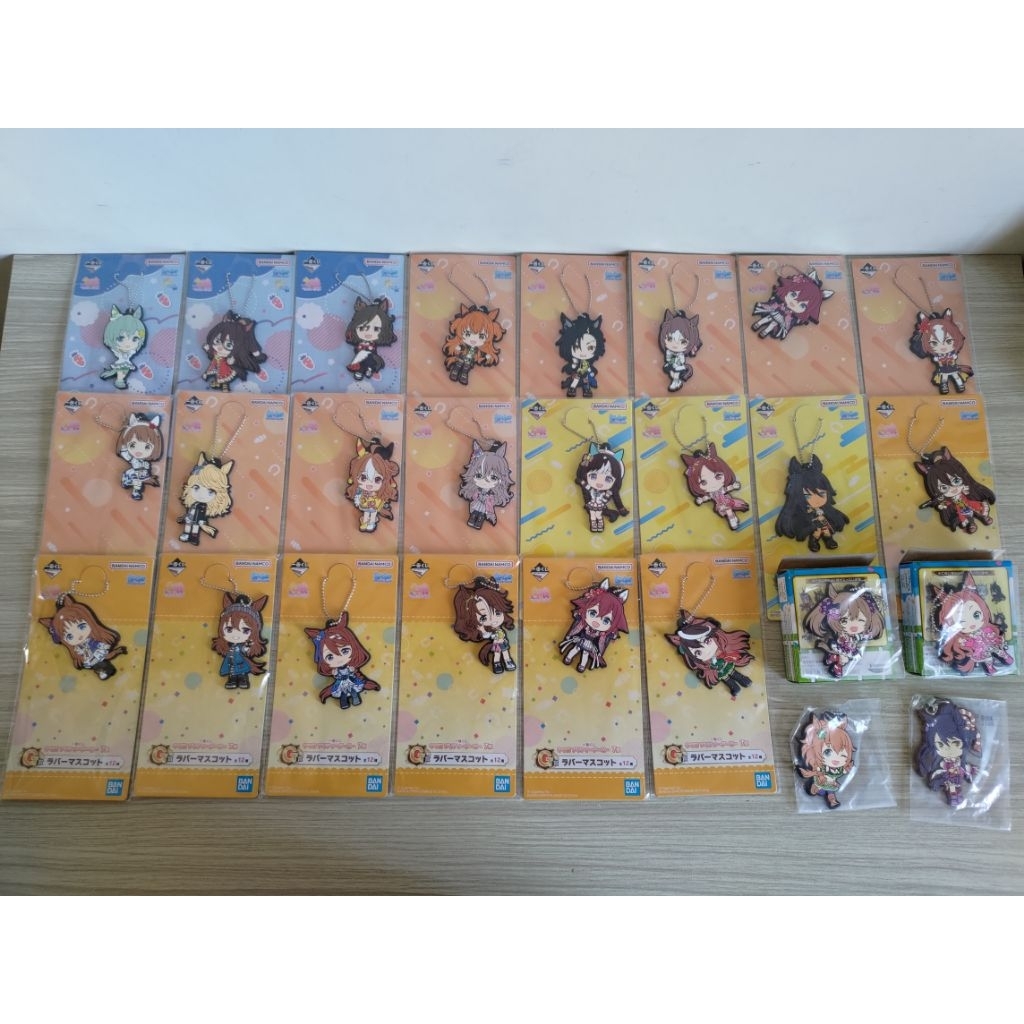 【宅居小鋪】賽馬娘 一番賞 小賞 軟膠吊飾 黃金城市 奇銳駿 克莉絲耶斯象徵 八重無敵 雪之美人 神鷹