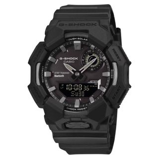 【CASIO 卡西歐】G-SHOCK 精細雕琢 藍芽太陽能電力 雙顯錶款 黑色 GA-B010-1A1 49.3mm