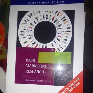 《教材》Gilbert A. Churchill Basic Marketing Research