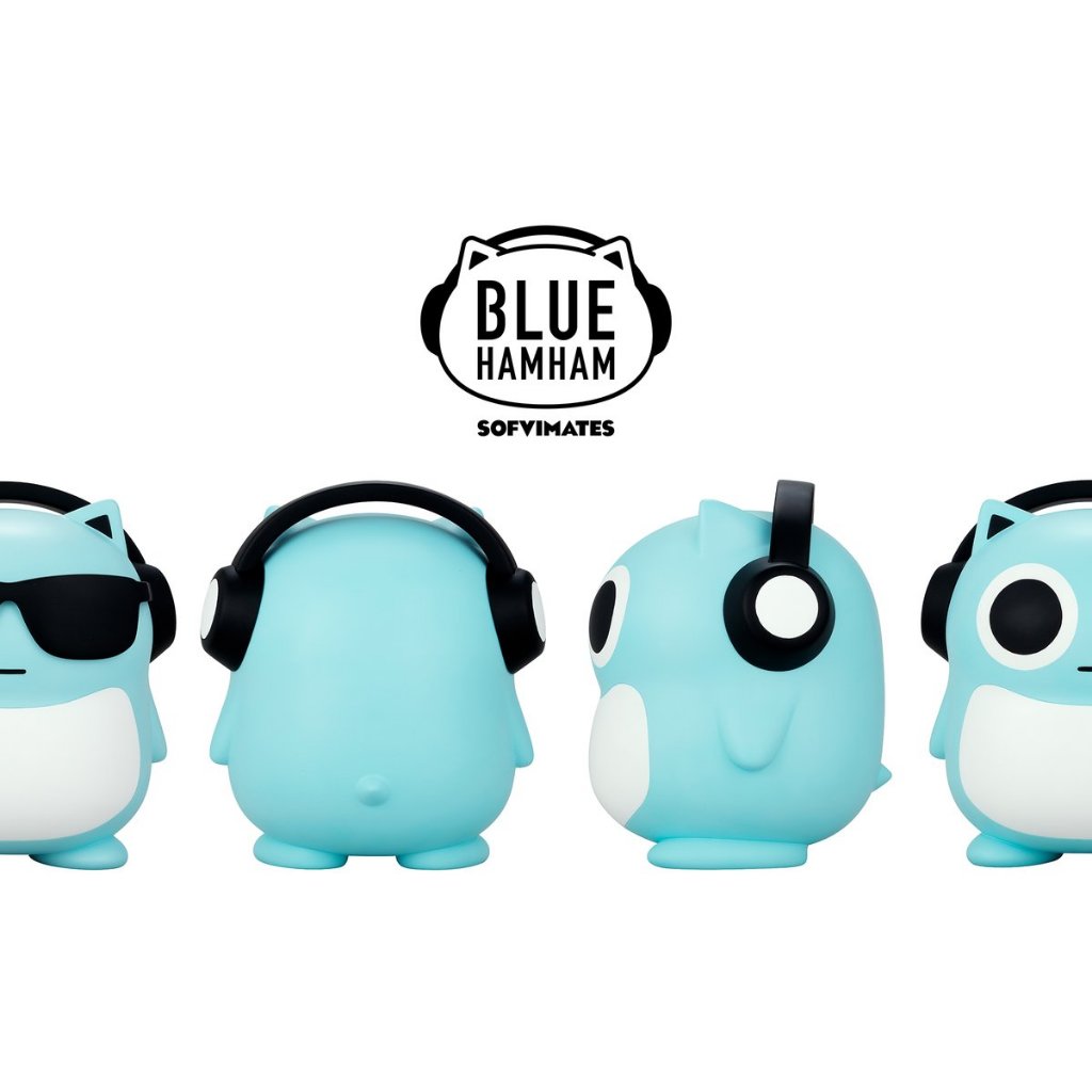 🦈大鯊日舖 日版全新現貨 SOFVIMATES BLUE HAMHAM 音樂當糧食的宇宙人 太空倉鼠 軟膠公仔 景品