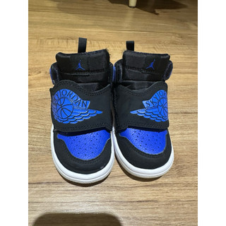(二手）Air Jordan 1 TD 童鞋/黑藍配色/cm 12
