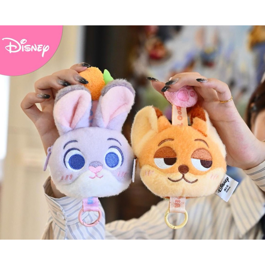 【謎你Mini】現貨🍀動物方城市大臉零錢包系列9cm🍀 玩偶 吊飾 掛件 零錢包 尼克 茱蒂