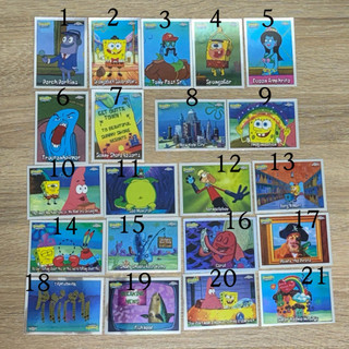 《ruus' tudio》2025 Topps Chrome SpongeBob海綿寶寶派大星蟹老闆收藏卡海怪魚頭#64
