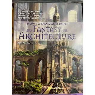 [二手]HOW TO DRAW AND PAINTFANTASY RARCHİTECTURE /設定/畫冊