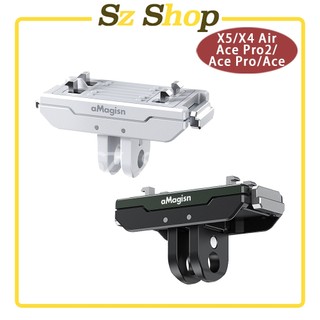 Insta360 X6 X5 Ace Pro 2/ X4 Air /Ace Pro 磁吸鋁合金快拆 含1/4螺紋