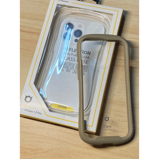 日本 iFace iPhone 13 Pro Reflection 抗衝擊強化玻璃手機殼 保護殼(米色)