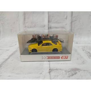 宗鑫 全新引進 微縮城市系列 Herpa 87MC000047 Nissan Skyline GTR R34 鮮黃