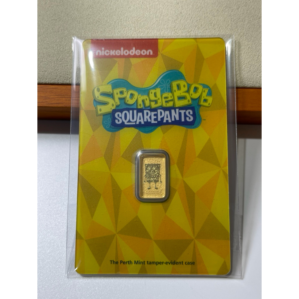 海棉寶寶金條、素金版、國際金條