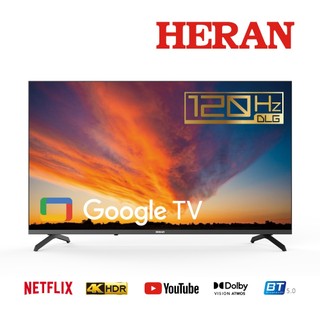 HERAN禾聯 4K QLED Google TV 液晶顯示器 Q+系列 (含基本安裝) 無外接視訊盒功能