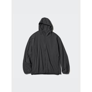 UNIQLO Pocketable UV Protection Parka (NANODESIGN) 機能 防潑水 黑色