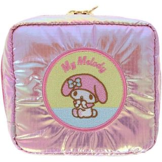 日本 sun-star 三麗鷗 Petit Collection 刺繡方形收納包/ 美樂蒂 eslite誠品