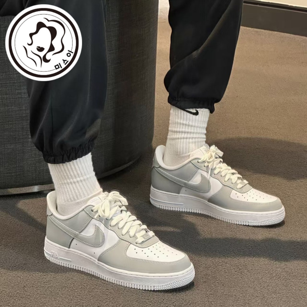 Nike Air Force 1"White/Grey" 灰 白灰 煙灰 FD9763-101