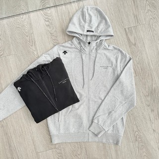DESCENTE 迪桑特 經典細文字連帽外套 棉外套 毛巾底 UFT71
