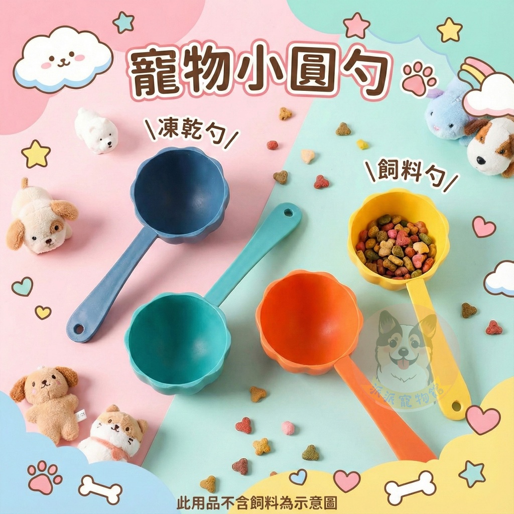 寵物小圓勺😋 飼料勺 貓勺 勺子 凍乾勺 飼料勺 飼料鏟 寵物用品 狗用品 狗狗用品 幼犬用品 貓用品 貓咪用品 狗狗