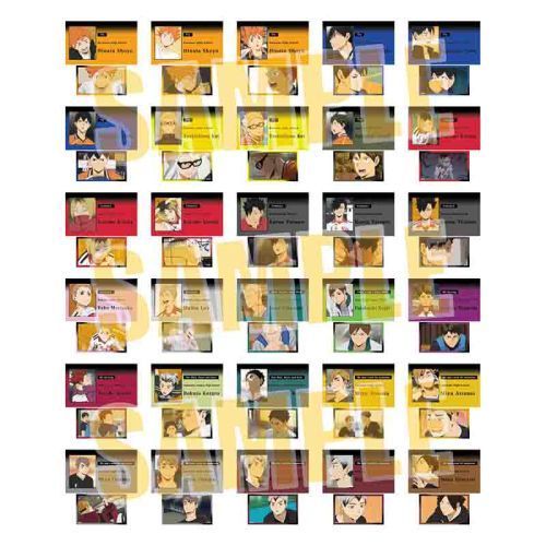 日版現貨 排球少年 學生證名片 part2 日向 影山 月島 木兔 赤葦 孤爪 北信介 黑尾 宮侑 宮治 角名 夜久