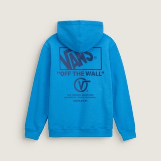 [unclev1966] VANS Stacked Hi Pullover Hoodie 寶藍色 經典logo 中童帽T