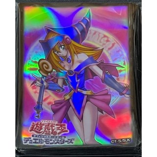 卡金帝國-遊戲王 15週年禮盒限定 黑魔導女孩 卡套 55入 (全新未拆)