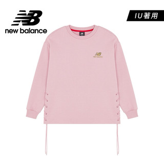 IU著用款 New Balance NB衛衣_女性_莫蘭粉 上衣