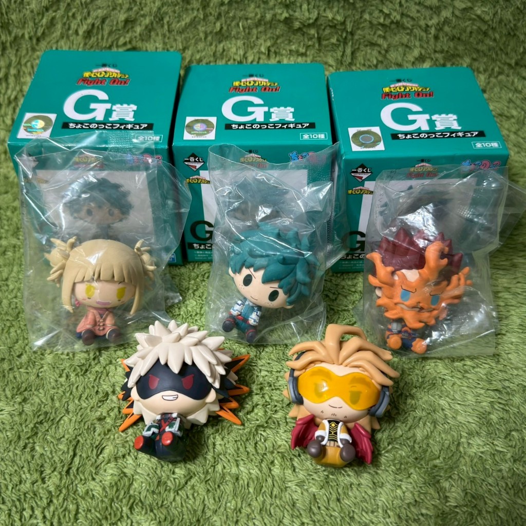 我的英雄學院 一番賞 fight on! G賞 小公仔 綠谷 綠谷出久 渡我被身子 渡我 爆豪 爆豪勝己 霍克斯 安德瓦