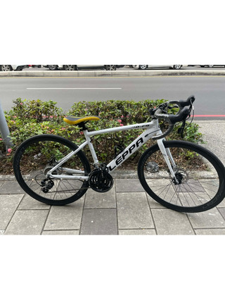 (立寶)LEPPA 21速 鋁合金車架 機械碟煞 全內線一體把公路車 白色
