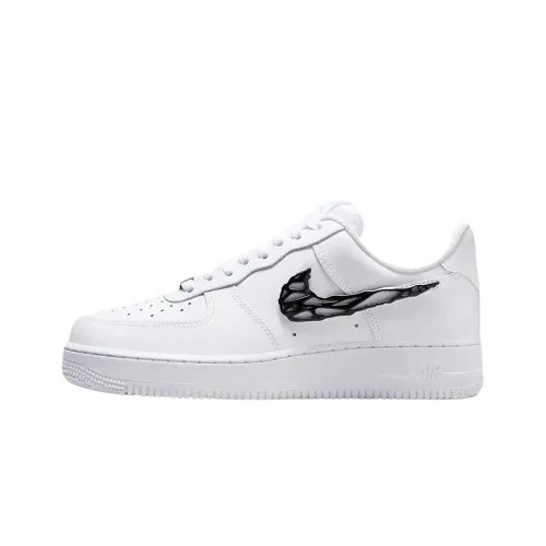 【Asper】NIKE W AIR FORCE 1 液態金屬黑勾 猛毒 女鞋男段 IF1686-101