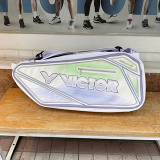 24磅羽球/VICTOR勝利 6支裝拍包 BR9216 AJ亮白/淺牡丹紫 FM明亮藍/捲雲藍 兩色可選