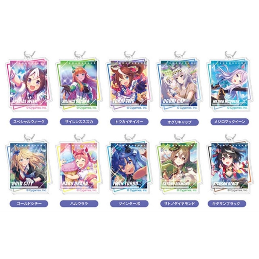 【宅居小鋪】萬代 Decofra 賽馬娘 壓克力吊飾 特別週 無聲鈴鹿 目白麥昆 黃金城市 春烏拉拉 雙渦輪 氣槽 重砲