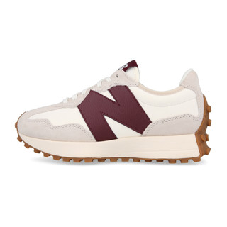 NEW BALANCE 327 休閒 復古皮革大N 女鞋 焦糖底 復古 網美鞋 白酒紅 WS327KA