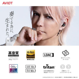 AVIOT TE-J2 高端真無線藍牙耳機｜傳承創新 耳機 真無線 聯名 免運 高端 藍芽 預購