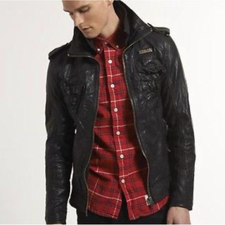 Superdry Ryan Jacket Black皮衣