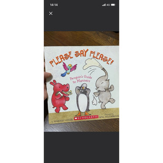 PLEASE SAY PLEASE! Penguin's 兒童讀物 兒童英語讀物 英文小說 英文繪本 Scholasti
