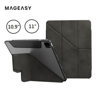 MAGEASY VIVAZ iPad 10.9吋(10th 2022) 霧透強化背蓋多角度摺疊保護套