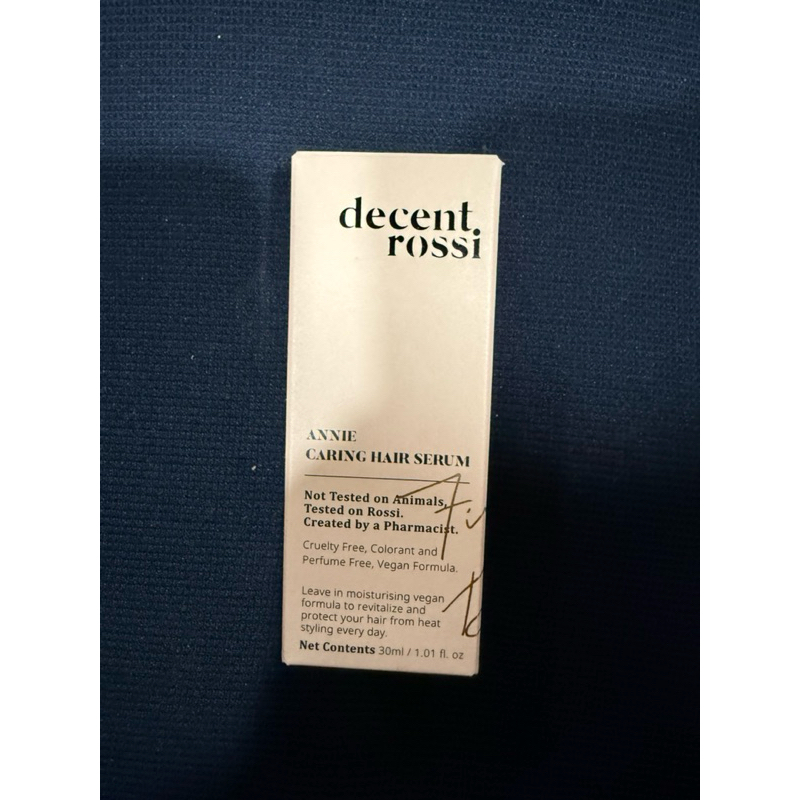 即期品！🍎餘8成以上 decent Rossi ANNIE修護去毛躁髮絲精華30ml 效期20251018