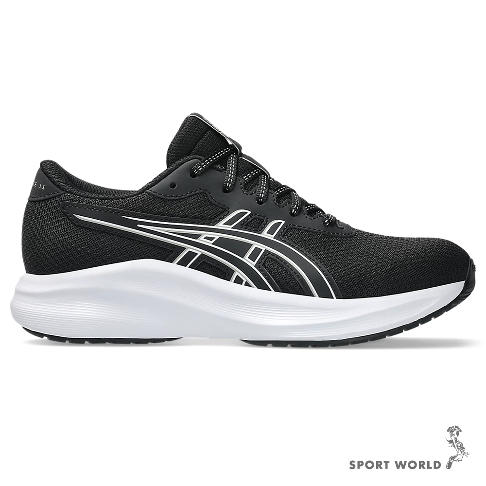 Asics 亞瑟士 慢跑鞋 大童鞋 女鞋 GEL-EXCITE 11 GS 黑【運動世界】1014A374-001