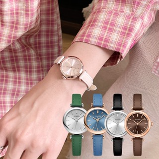 JULIUS聚利時 JA-1018/JA-1539 平行時空簡約皮錶帶手錶 (28mm)八色