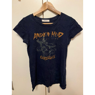 ANDEN HUD WITH MY LIFE EXPERIENCE 女短T恤 藍 M