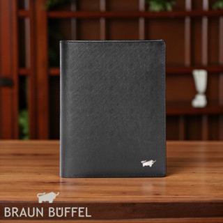 【寧寧精品】臺中35年老店 BRAUN BUFFEL 德國小金牛 HOMME-M 12卡直立中夾 BF306-359