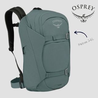 【Osprey 美國】Metron 26 通勤電腦背包 綠色｜自行車通勤專用背包 電腦背包 筆電背包 日常背包